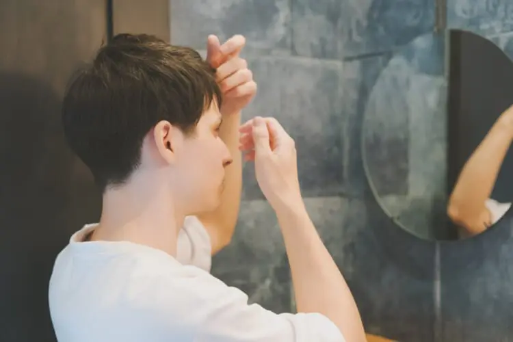 ワックス 付け方 濡らす