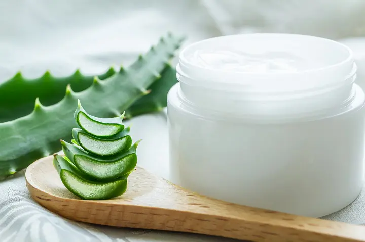 アロエとクリーム