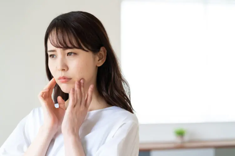 変化反応 ざらざら 肌