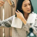 ドライヤー前　ヘアオイル