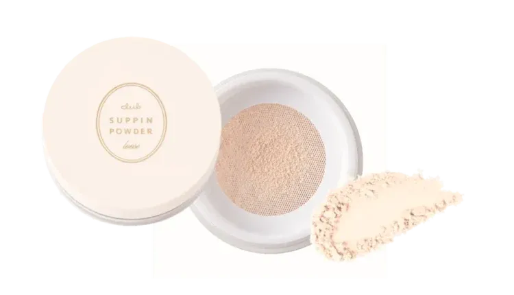 パウダーが見える様子